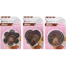 SET 4 FORMINE DOLCI ACCIAIO DELIZIA ASS.1524 (24pz)